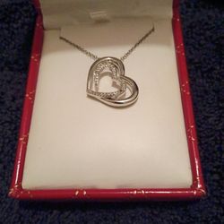 Sterling Silver Heart Pendant 