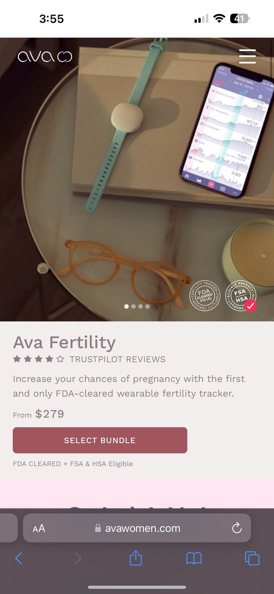 Ava Fertility Bracelet