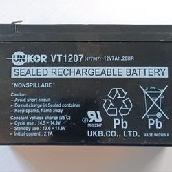 Sealed Rechargeable Battery 12 V