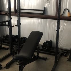 Highly Adjustable Commercial Squat Rack