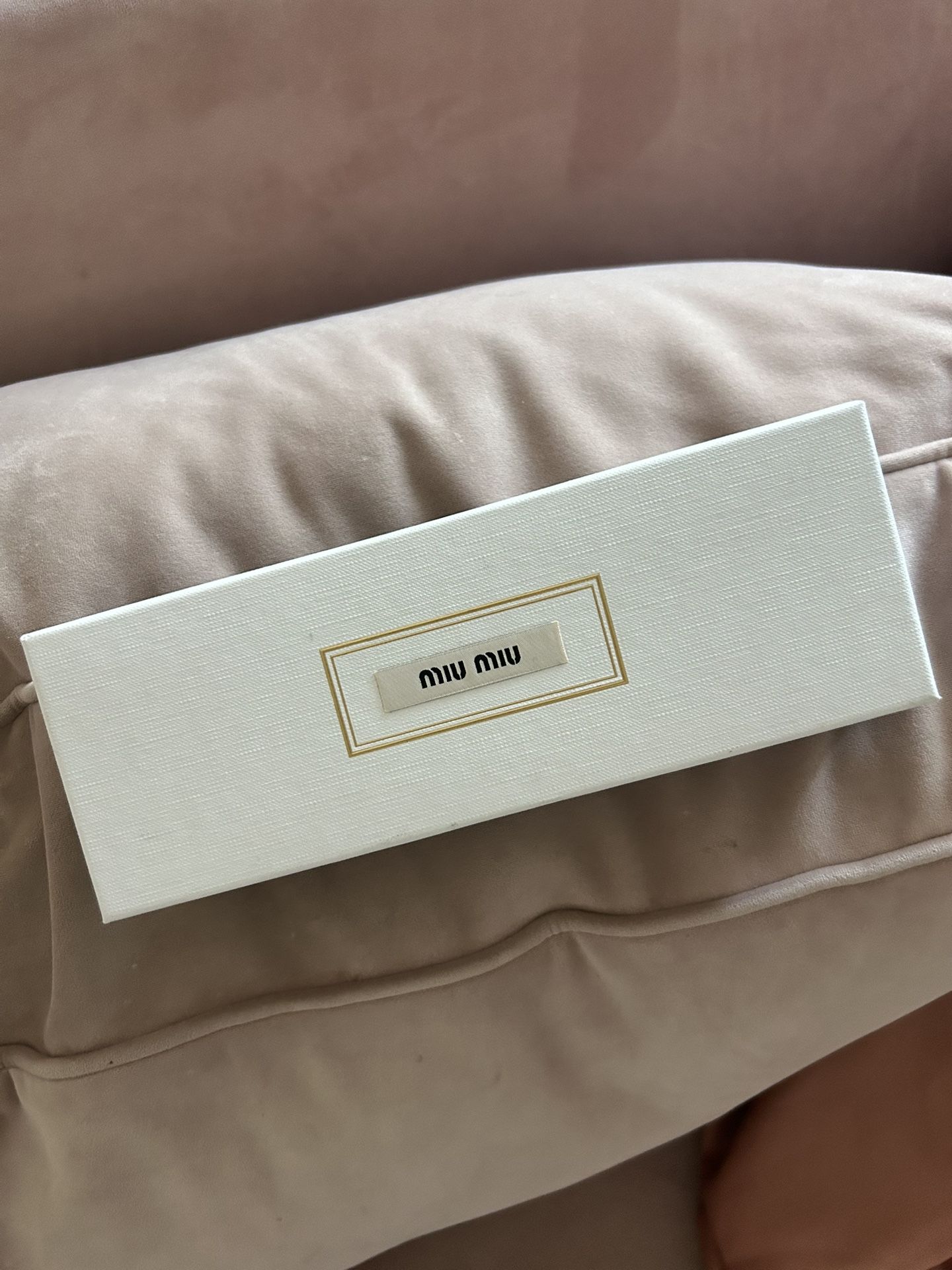 Empty Miu Miu Bracelet Gift Box