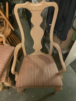 Glass top table and 8 chairs