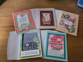 Stampin up card kit assembled