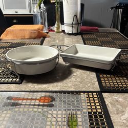 Godinger set of two porcelain bakers