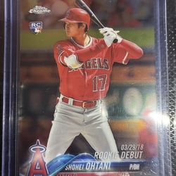 2018 Topps Chrome Update Shohei Ohtani RC