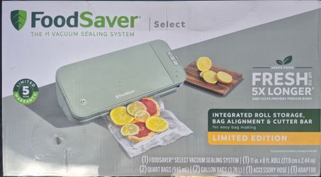 FoodSaver Select Vacuum Sealing System Limited Edition