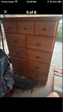 Solid Wood Tall Chest /5 Drawer