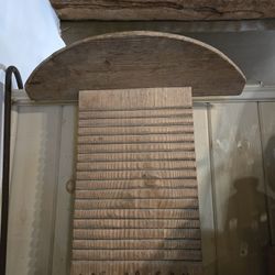 Antique Primitive Farmhouse Washboard