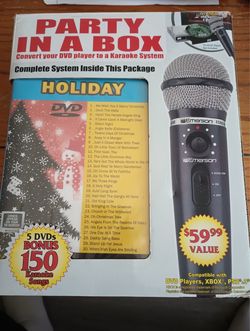Party in a Box! Karaoke System for DVD Player