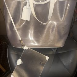 Louis Vuitton PVC Tote Bag With Pouch 