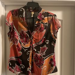 Women’s Blouse (Brown Multi Colored)