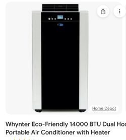 Whynter Portable Ac/Heat 14,000 BTU 