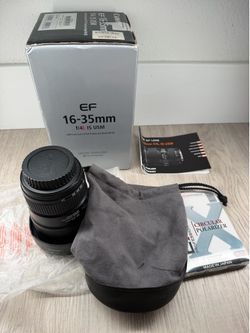 CANON EF 16-35mm F/4 L IS USM LENS Made in Japan