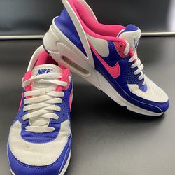 Nike Air Max 90 Flyease Shoes CU0814 101 Hyper Pink Deep Royal Blue Sz 9