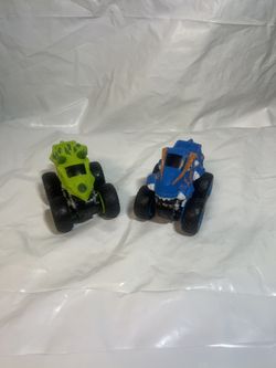 Little monster Trucks That You Pull Back And They Take Off