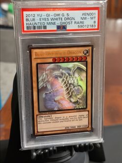 Yu-Gi-Oh! Blue Eyes White Dragon Ghost Rare. GLD5