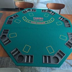 Poker/Blackjack Table Topper
