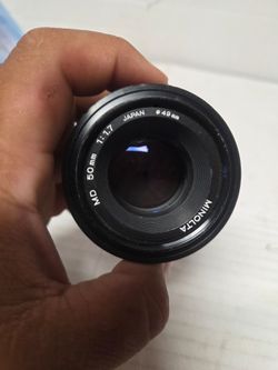 Minolta  MD 50 mm 1: 1.7  49 mm