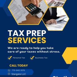 Individual or company tax preparation service.