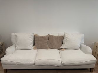 White sofa