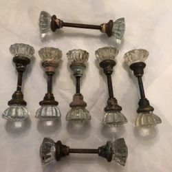 Antique Glass Knobs ($15 Each)