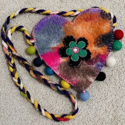 Heart Shaped Handmade Handbag 