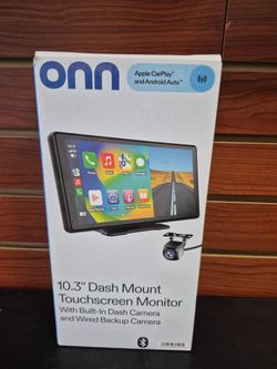 NEW Onn 10.3" Dash Mount Touchscreen Monitor