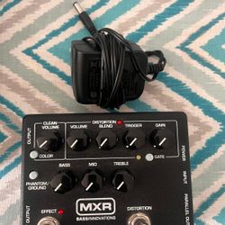 Used MXR M80 Bass Overdrive Bass Effect Pedal
