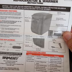 Rally's Warmer And Cooler 12 Volt$$30 OBO,,