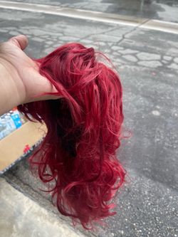 Red wig for costumes