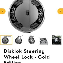 Disklok Steering Wheel Lock (Gray) for sale