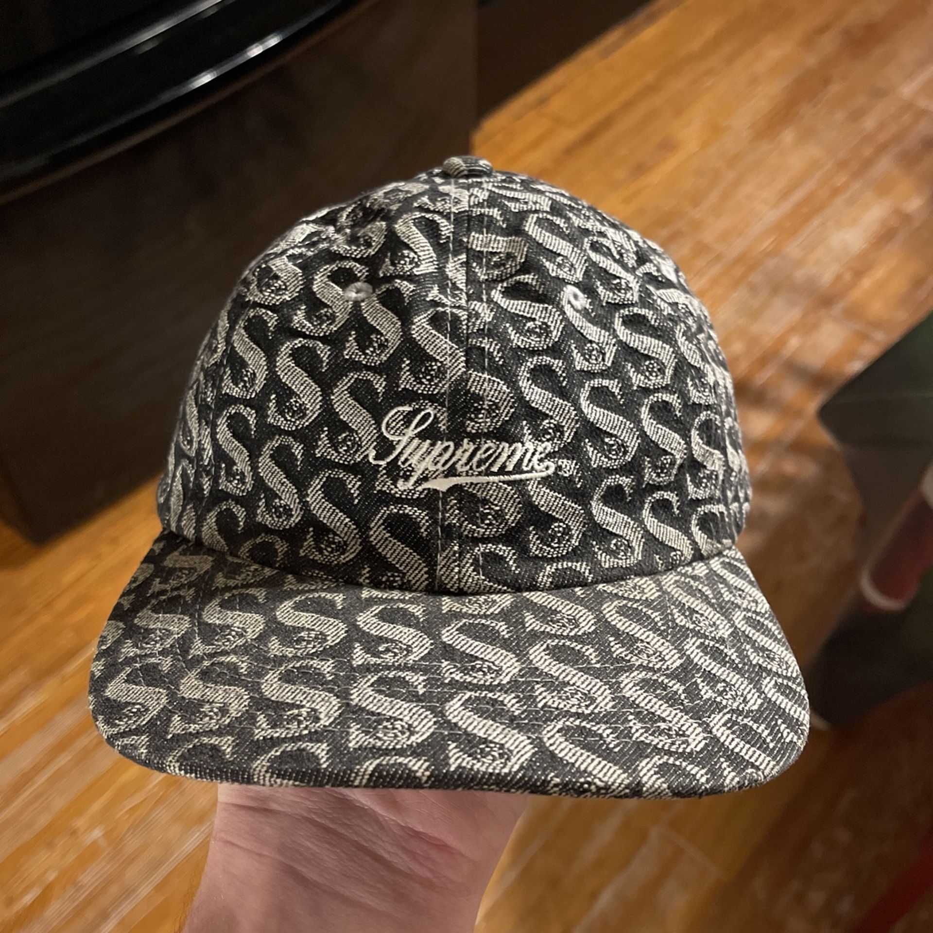 Supreme Monogram Denim 6 panel