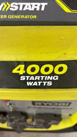 Ryobi 4000W EasyStart Portable Generator