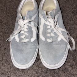 gray blue vans 