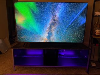 Vizio V655M-K04 65-Inch Smart TV, sound system, and tv stand
