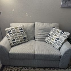 Beige Loveseat 