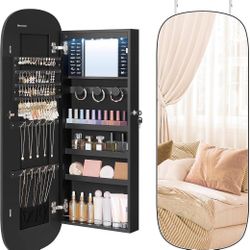 Memorial Day Sale New Jewelry Organizer, LED Jewelry Cabinet