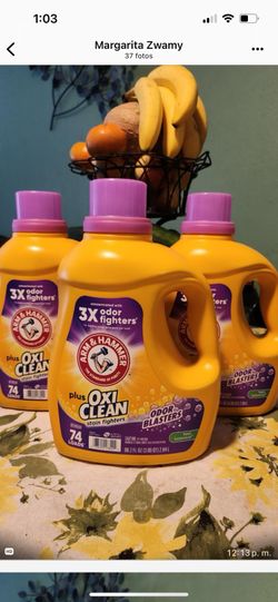 Detergent liquid Arm & Hammer..$10 each (cada bote)