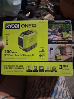 RYOBI
ONE Plus 18V 200-Watt Power Source Battery Charger Kit
