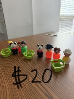 Vintage Little People Toys