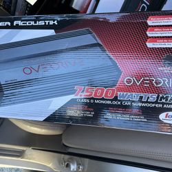Power Acoustik 7500 Watt Class D Monoblock Amp