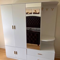 Modern Armoire Wardrobe Closet 