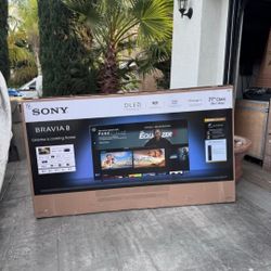 77” Sony bravía 8 4k oled hdr tv 