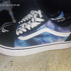 Mens Old Skool Galaxy Vans 