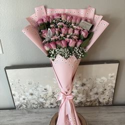 Flower Bouquet Pink