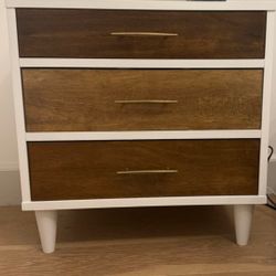 Side Dresser Drawer Nightstand 