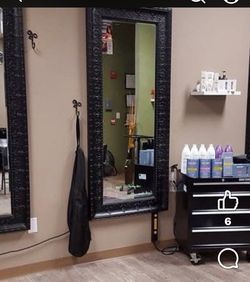 Large metal frame Mirror
