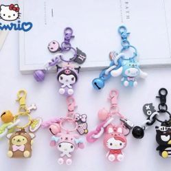 HELLO KITTY KEYCHAINS