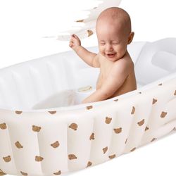 Inflatable Baby Bathtub for Babies 3-36 Months