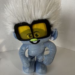 DreamWorks Trolls World Tour 14" Tiny Diamond Dances Raps Sound Music Plush Doll